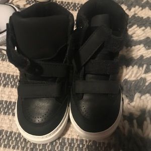 Gap Leather Velcro strap Hightops